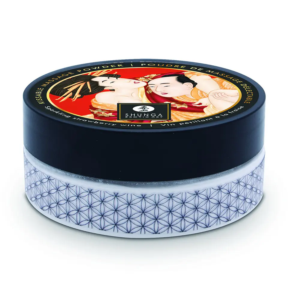 Pó Corporal Kissable - Morango Champanhe- 2.65 Oz / 75 Gr - Shunga 6