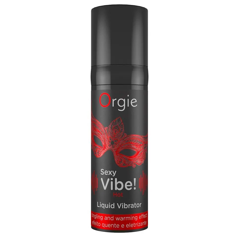 Gel com Vibração e com Efeito de Aquecimento Sexy Vibe 15ml Orgie 3