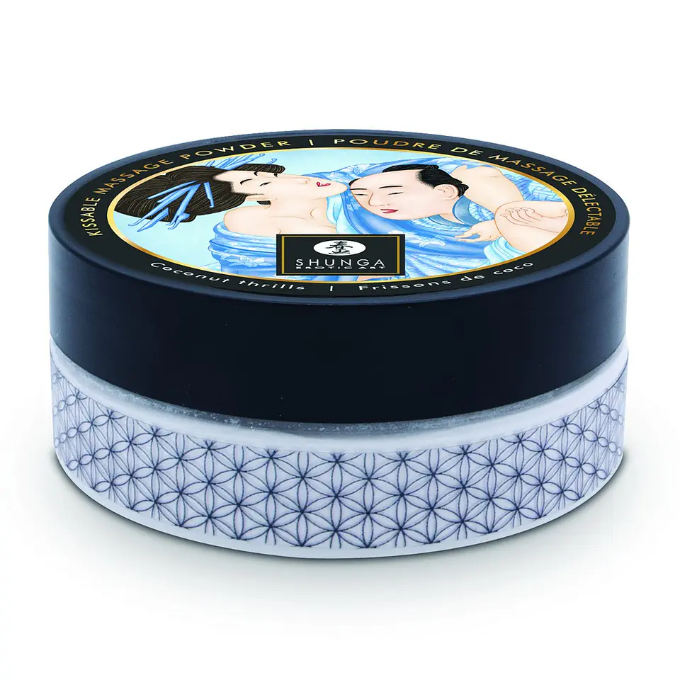 Pó Corporal Beijável - Emoções de Coco - 2.65 Oz / 75 Gr - Shunga 6
