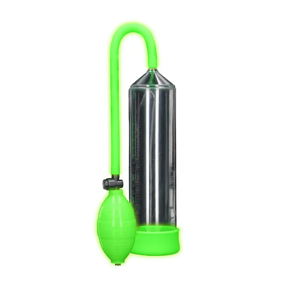 Bomba para o Pénis Fluorescente Classic Pump Glow In the Dark Ouch! 4