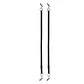 Afastadores Xtreme Labia Spreader with Clamps Preto Ouch! - Thumbnail 5