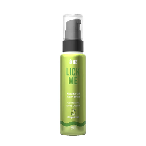 Gel Beijável com Efeito Calor e Sabor a Caipirinha Lick Me Intt 50ml