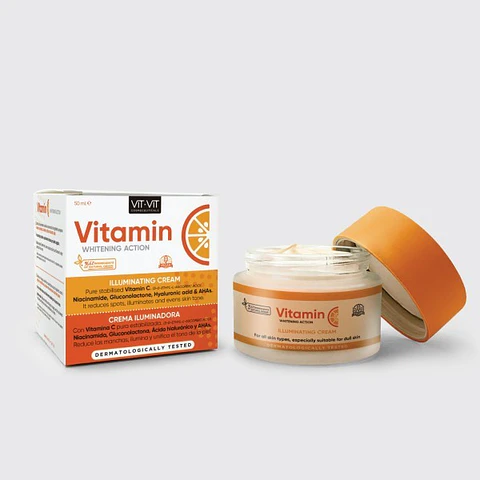 Creme Diário Iluminador Vitamin C 50ml Vit Vit Cosmetics