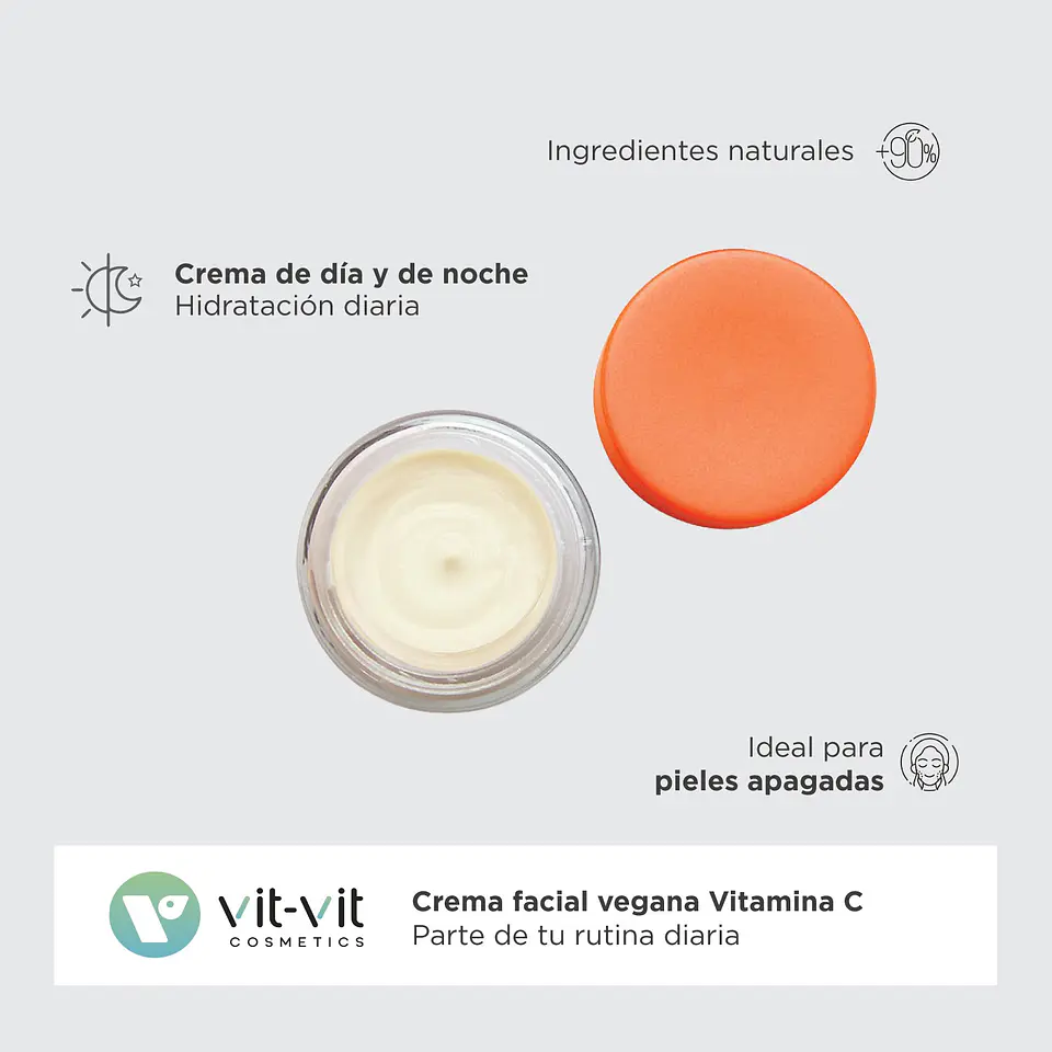 Creme Diário Iluminador Vitamin C 50ml Vit Vit Cosmetics 3