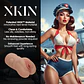 Masturbador Pinup Dolls Airforce Brat Bonnie Bombshell TPE Large 355g Tan Xkin - Thumbnail 4