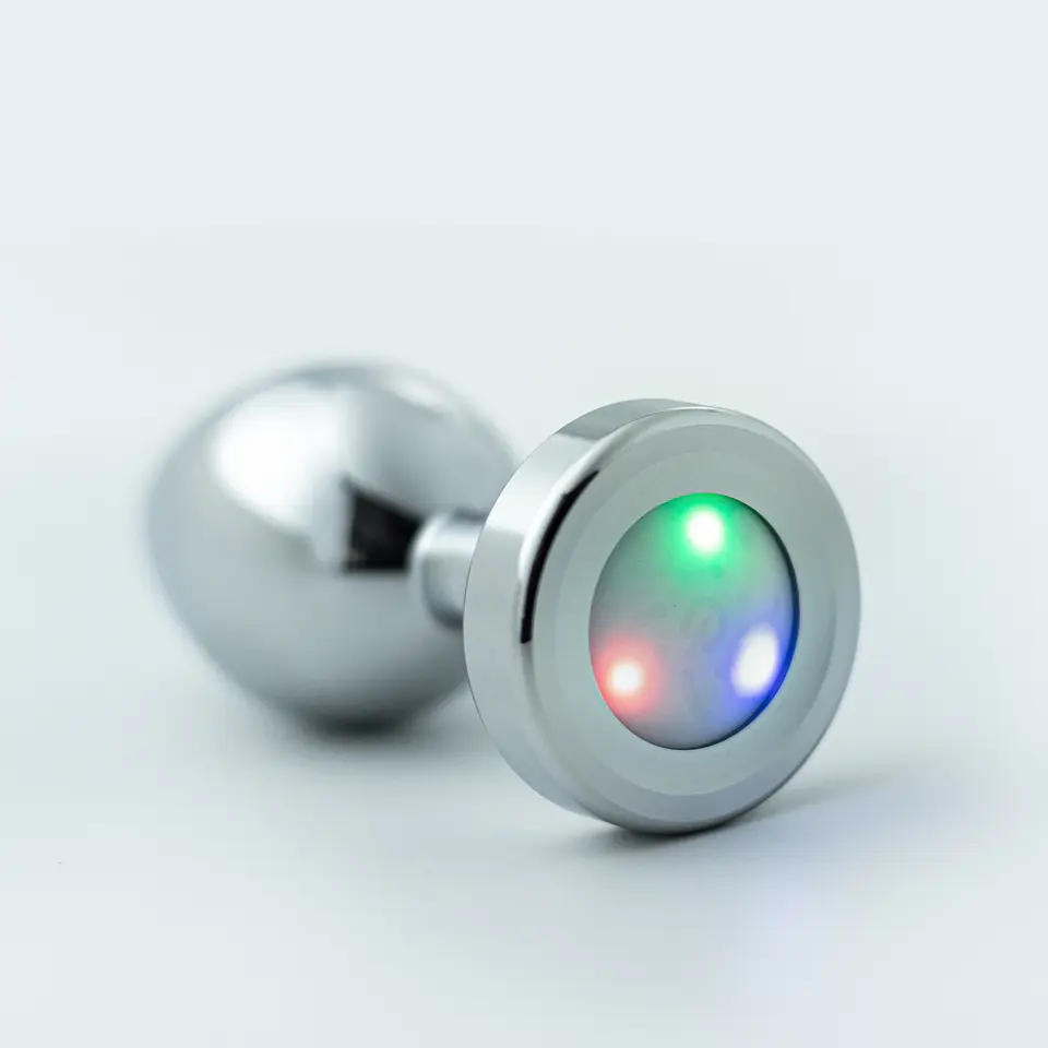 Borealis Plug Anal Pequeno com LED Crushious 5
