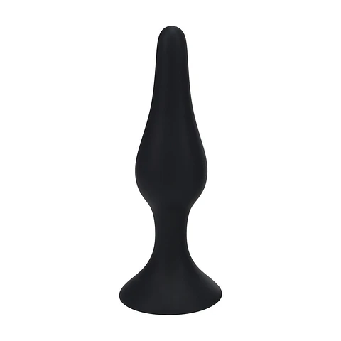 Plug Anal de Silicona Slim XL Preto Levelz