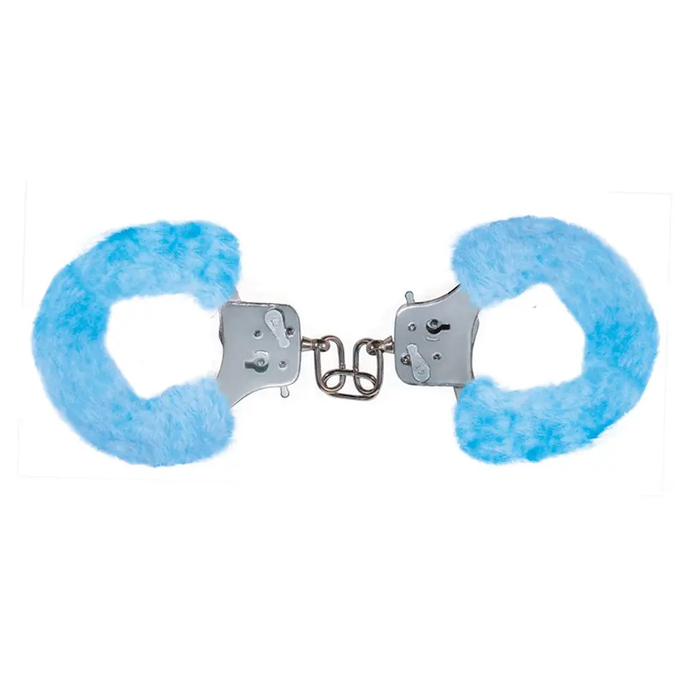 Algemas com Pelúcia Furry Fun Azul Claro Toyjoy 4