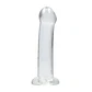 Dildo Non-Realistic Crystal Clear 7 /17 CM Realrock - Thumbnail 3