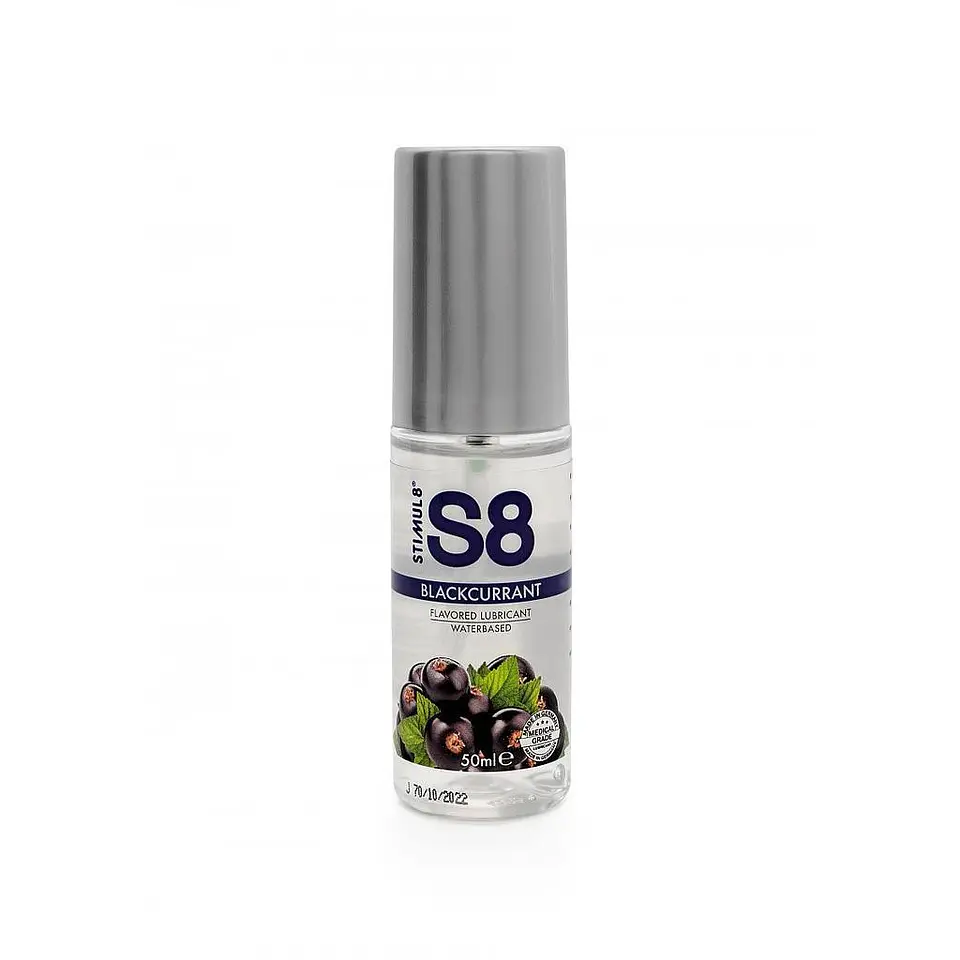 Lubrificante à Base de Água com Sabor a Groselha Negra S8 Stimul8 50ml 1
