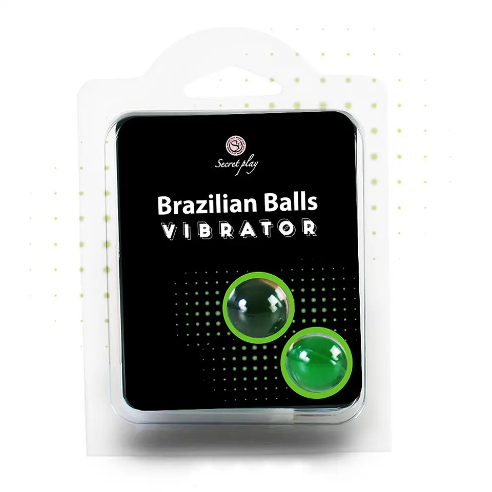 Bolas Lubrificantes Brazilian Balls Shock Efeito Vibrador 2 X 4gr Secret Play 3