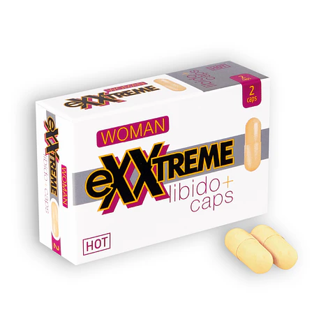 Cápsulas Estimulantes Exxtreme Libido+ Caps para Mulher 2 Cápsulas Hot™