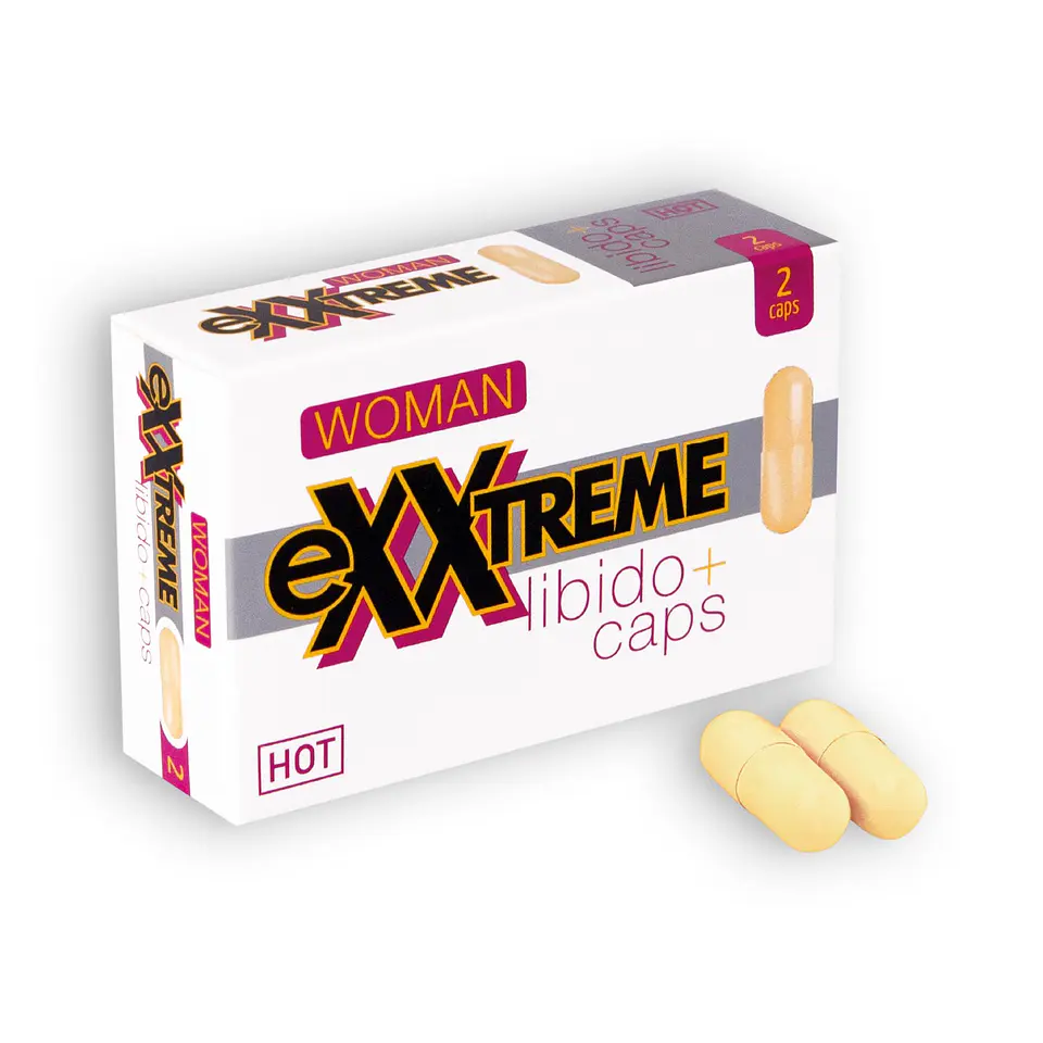 Cápsulas Estimulantes Exxtreme Libido+ Caps para Mulher 2 Cápsulas Hot™ 1