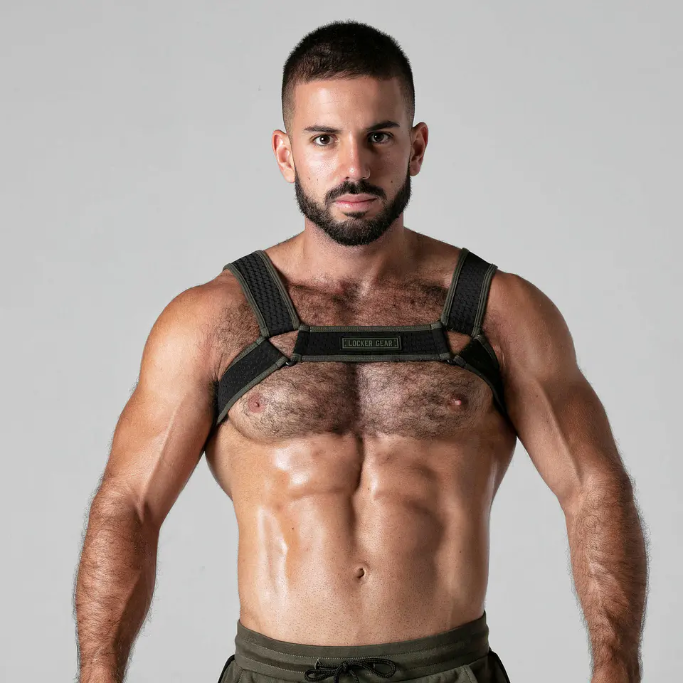 Arnês Corporal Look At Locker Gear Verde 1