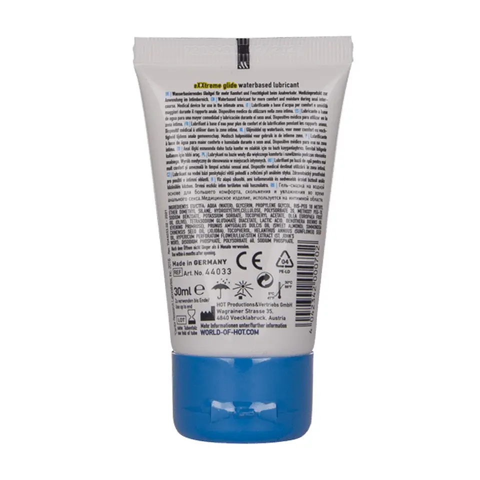 Lubrificante à Base de Água Hot™ Exxtreme Glide 30ml 2