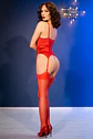 Corpete e Tanga Vermelho Chilirose (CR-4845) - Thumbnail 5