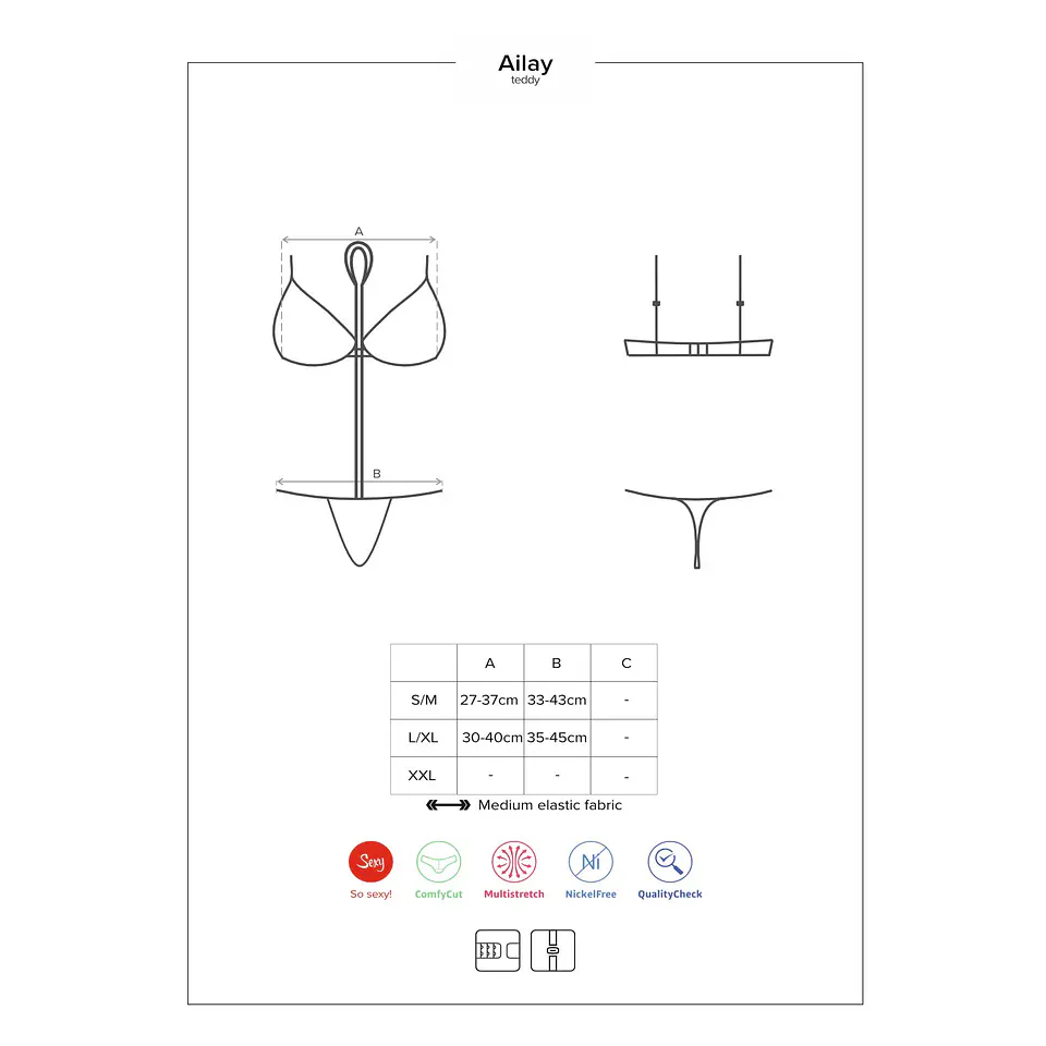 Body Ailay Obsessive Preto 5