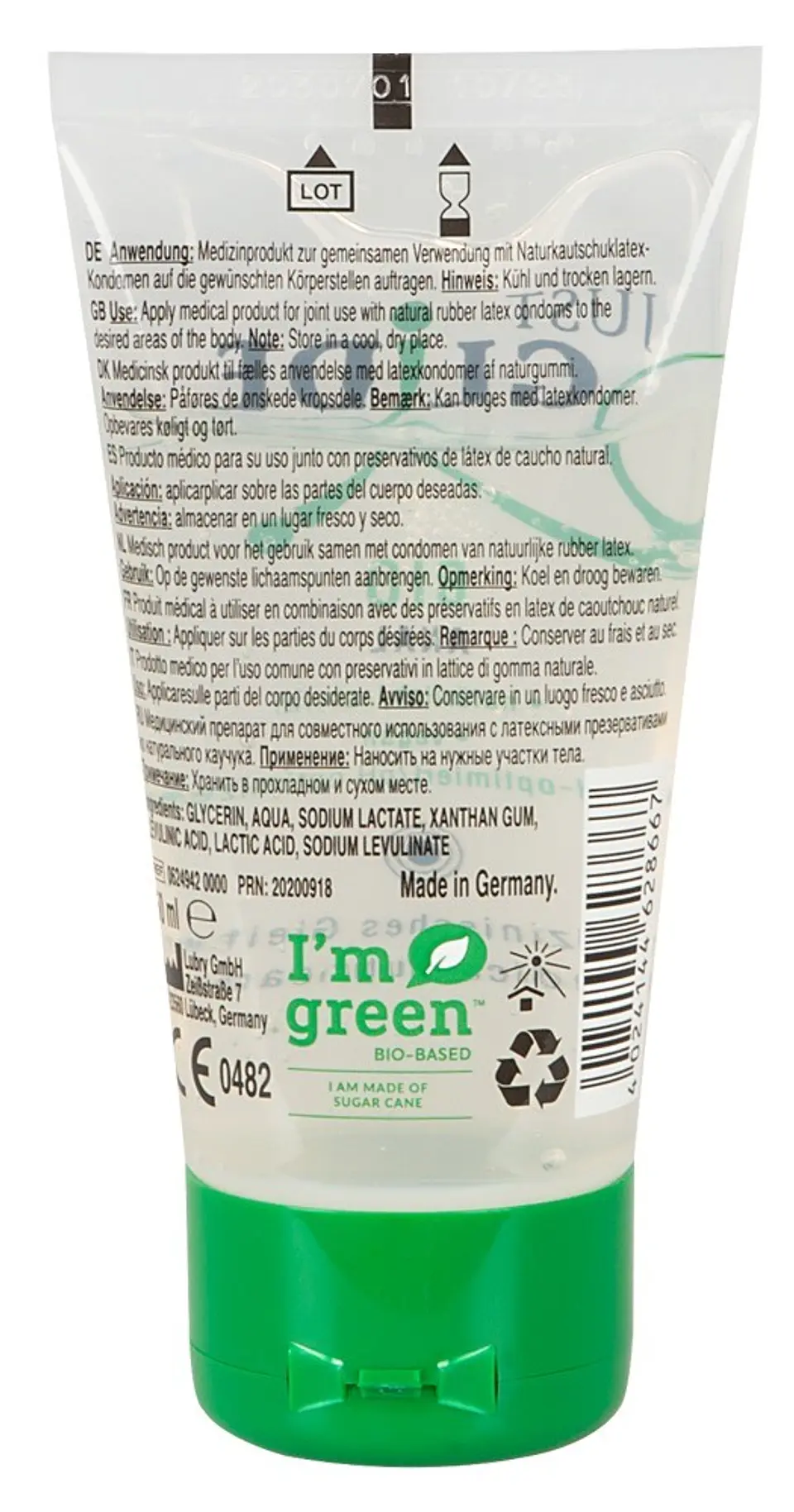 Lubrificante Just Glide Bio Anal 50ml 2