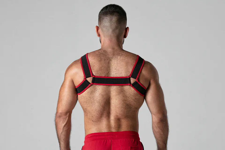 Arnês Corporal Look At Locker Gear Vermelho 2