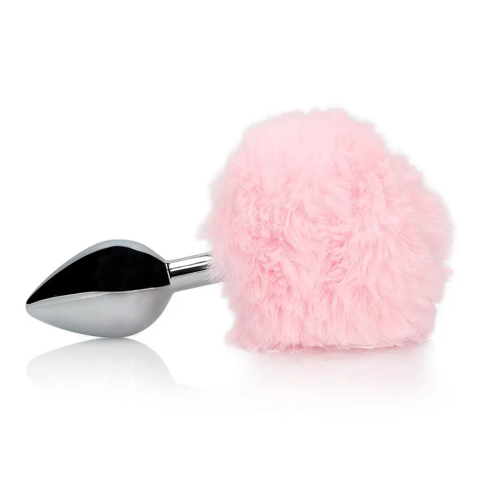 Plug Anal com Cauda de Coelho Rosa Ouch! 5