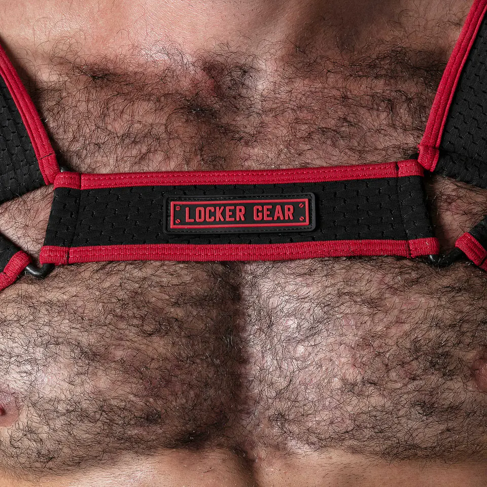 Arnês Corporal Look At Locker Gear Vermelho 3