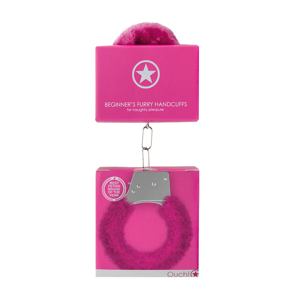 Algemas com Peluche Beginner's Furry Handcuffs Ouch! 6