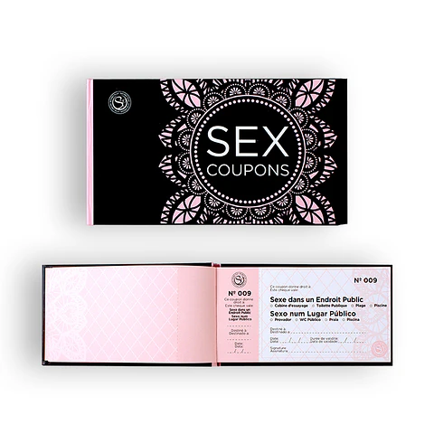 Sex Coupons em Português e Francês Secret Play