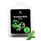 Bolas Lubrificantes Beijáveis Brazilian Balls Sabor a Menta 2 X 4gr Secret Play - Thumbnail 3