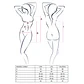 Corpete e Tanga Maddie Preto Erotic Line Passion - Thumbnail 2