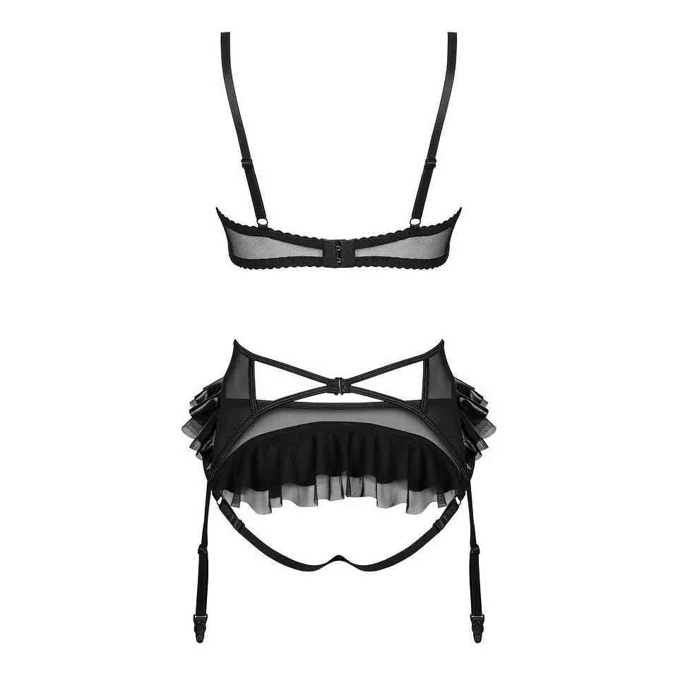 Conjunto de 3 Peças Rafaella Preto Beauty Night Fashion 3