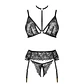 Conjunto de 3 Peças Noemi Preto Beauty Night Fashion - Thumbnail 4
