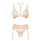Conjunto de 3 Peças Noemi Nude Beauty Night Fashion - Thumbnail 4