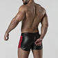 Calção Perneira 2 Way Zipper Contrast Short Vermelho Locker Gear - Thumbnail 4