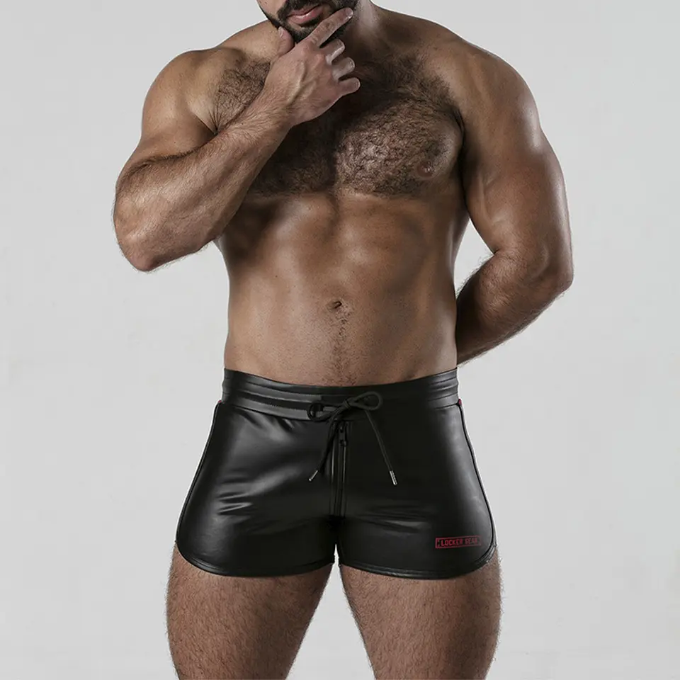 Calção Perneira 2 Way Zipper Contrast Short Vermelho Locker Gear 5