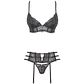 Conjunto de 3 Peças Ileen Preto Beauty Night Fashion - Thumbnail 2
