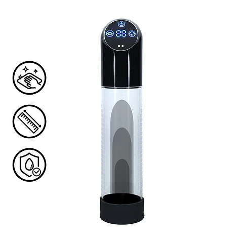 Bomba Automática para Pénis Preta Pumped