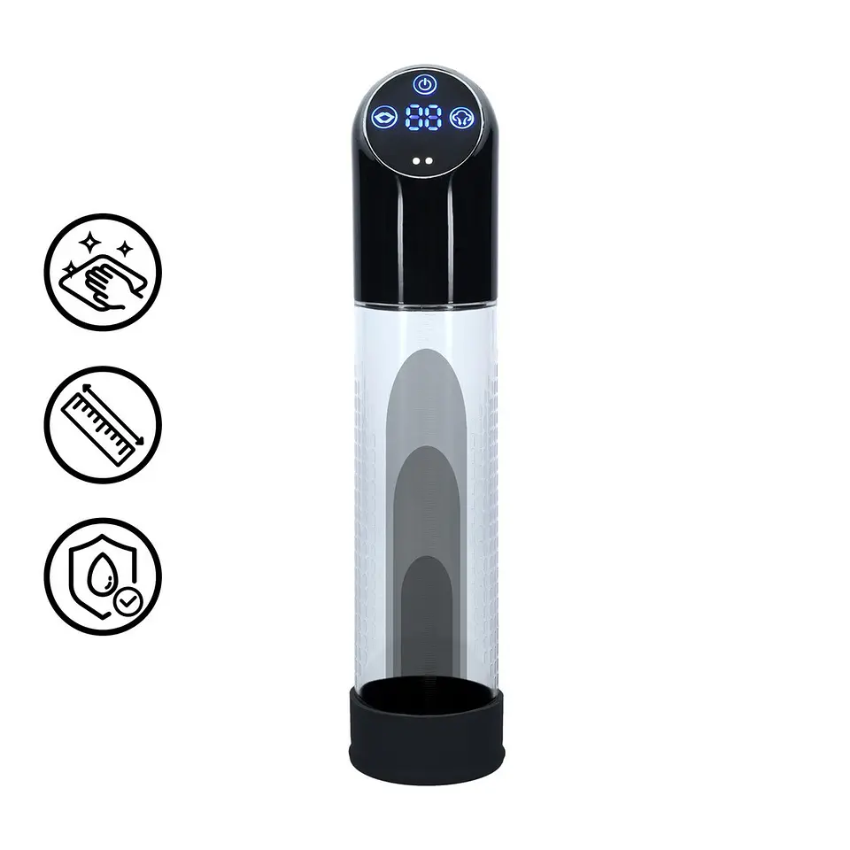 Bomba Automática para Pénis Preta Pumped 1
