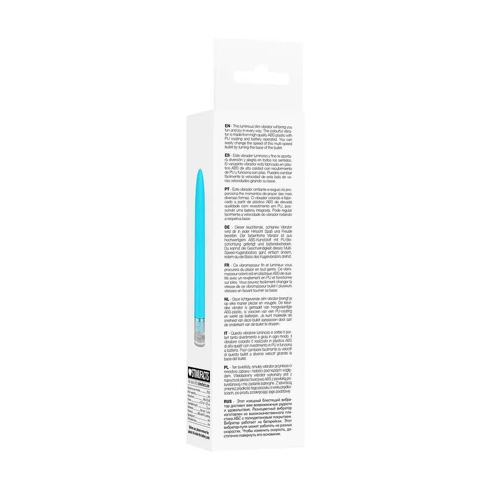 Vibrador Eleni Luminous Neon Collection Azul 3