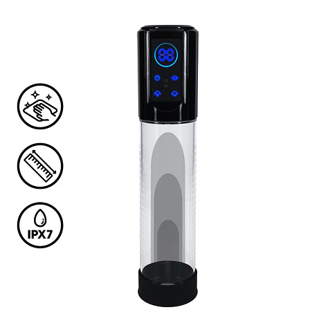 Bomba para o Pénis Automática Megalift Preto Pumped