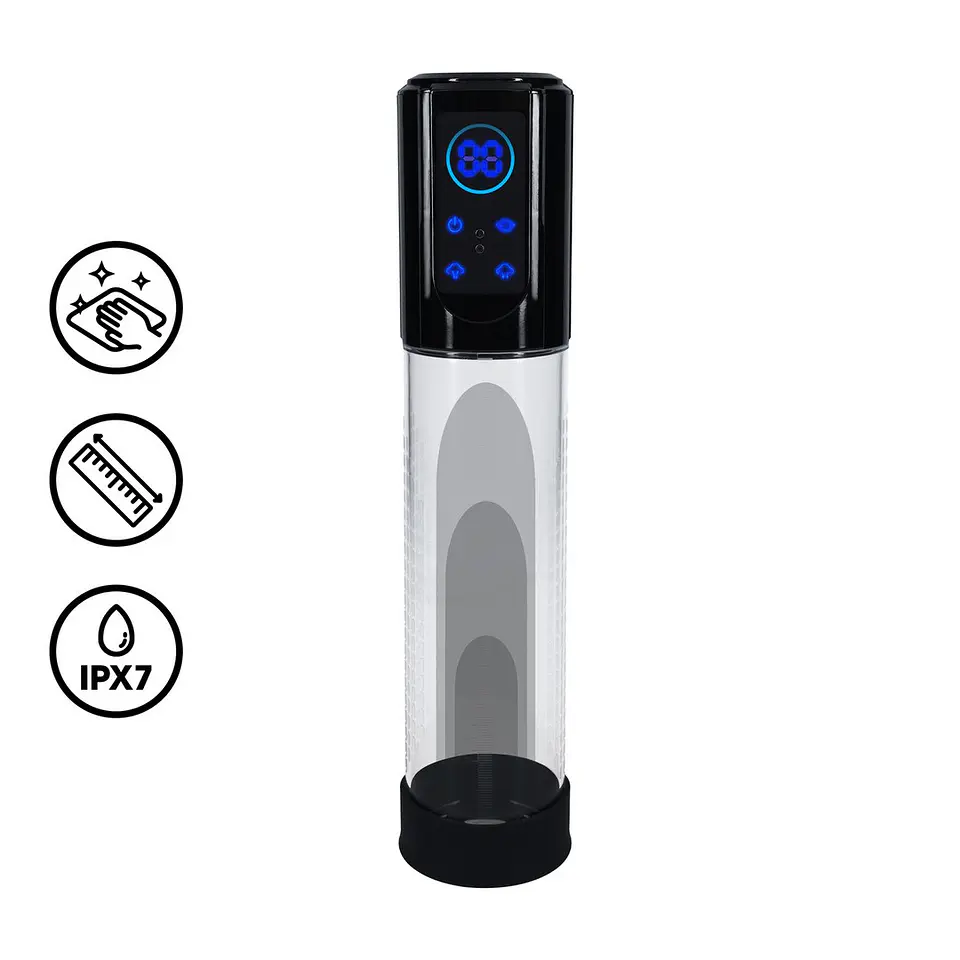 Bomba para o Pénis Automática Megalift Preto Pumped 1