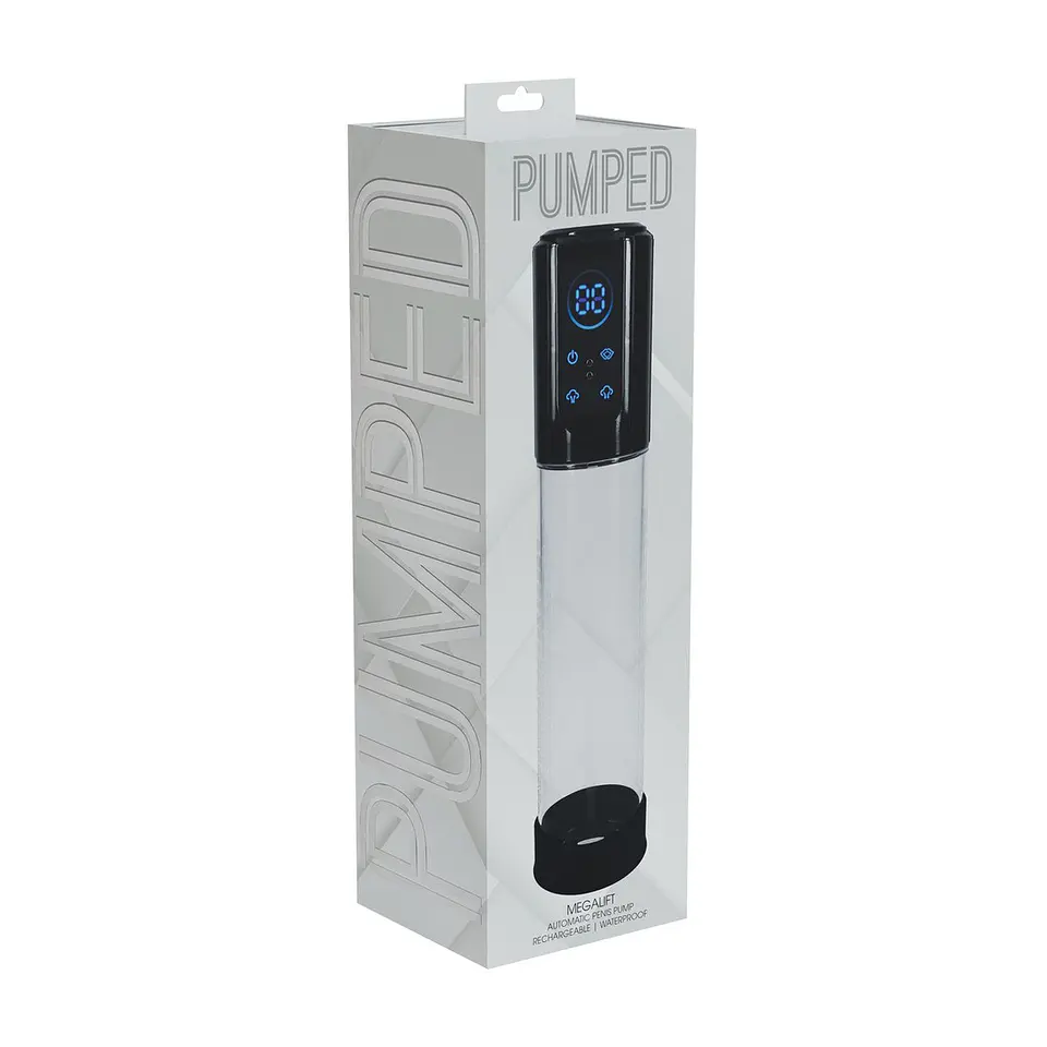 Bomba para o Pénis Automática Megalift Preto Pumped 2