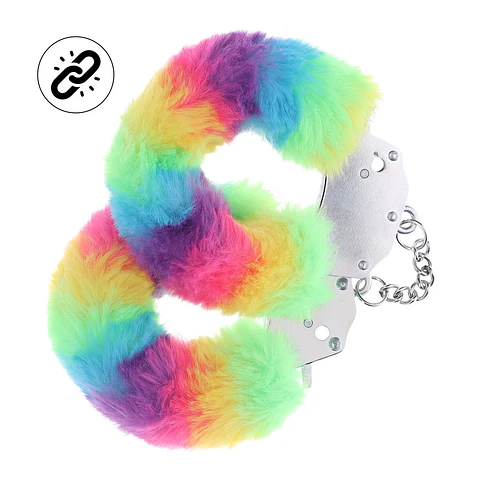 Algemas com Pelúcia Heavy-Duty Fluffy Multicolor 1 Ouch!