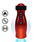 Masturbador Vibratório com Sucção e Suporte de Telefone Virtuo Metallic Red Pumped - Thumbnail 1