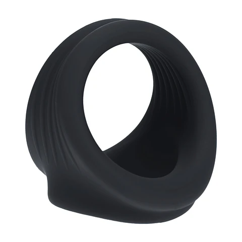 Anel para o Pénis e Testículos Preto Levelz