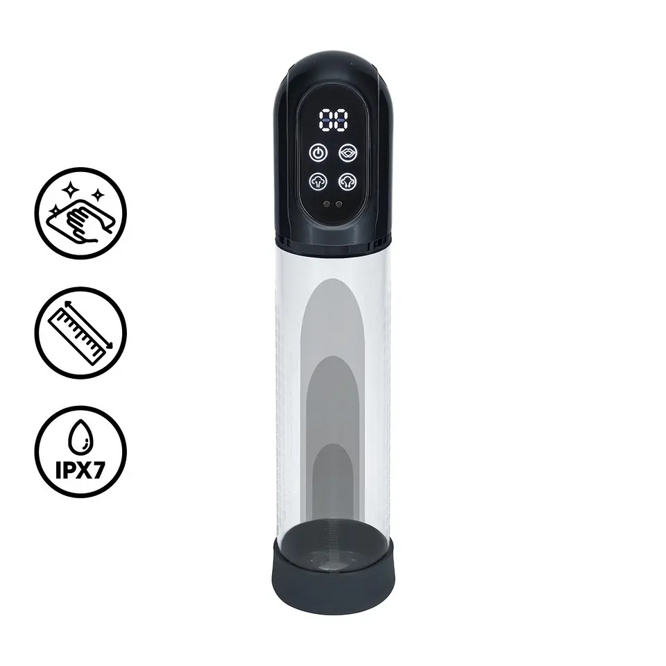 Bomba para o Pénis Automática e Masturbador Engage Gun Metal Pumped 1