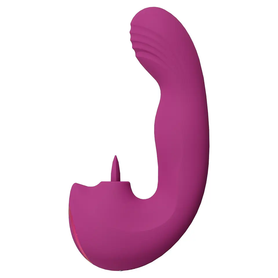Vibrador Yumi Finger Motion and Flickering Tongue Rosa Vive 5