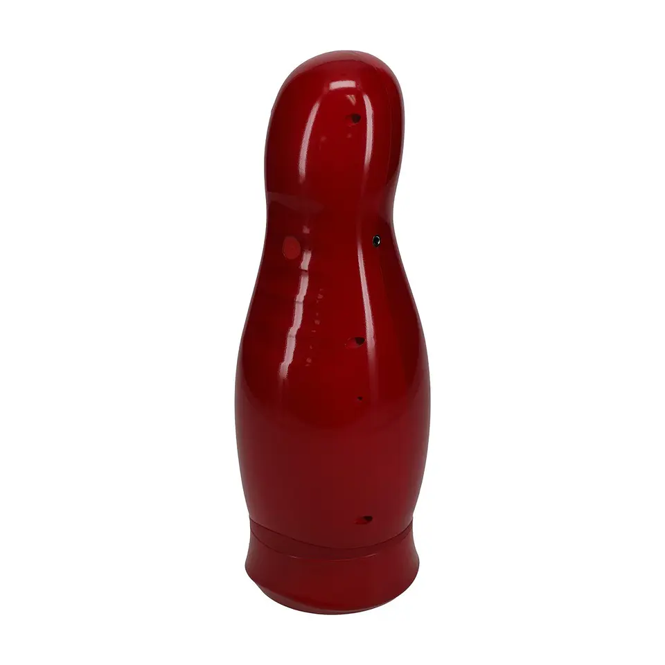 Masturbador Vibratório com Sucção e Suporte de Telefone Virtuo Metallic Red Pumped 4