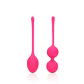 Conjunto de 2 Bolas Vaginais Thumping Kegel Wild Strawberry Loveline - Thumbnail 1