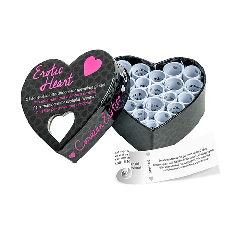 Jogo Erotic Heart Mini No-Se-Es-It Tease & Please
