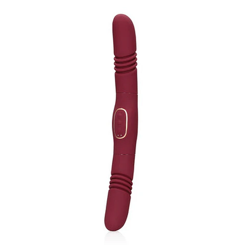 Vibrador Double-Sided Thrusting Merlot Grape Loveline
